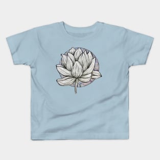 Lotus Flower Abstract VI Kids T-Shirt